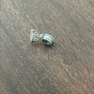 Silver Snow White with Crown Charm